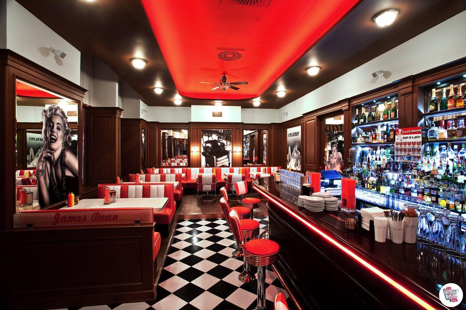 Doble Retro American Diner seter 3