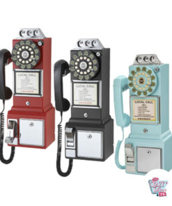 1950 cabine de telefone retro