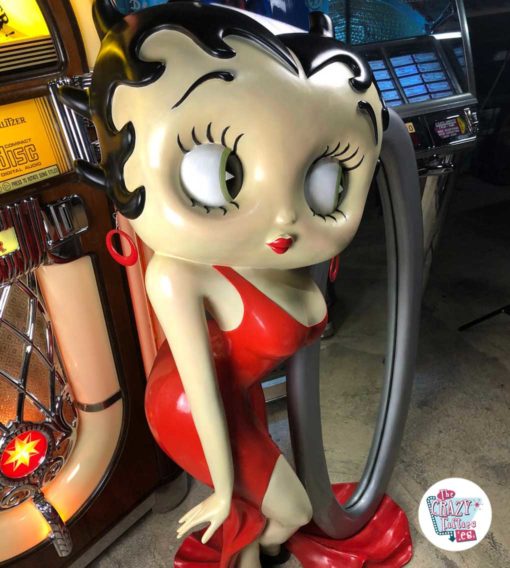 Figura Decoración Betty Boop Espejo