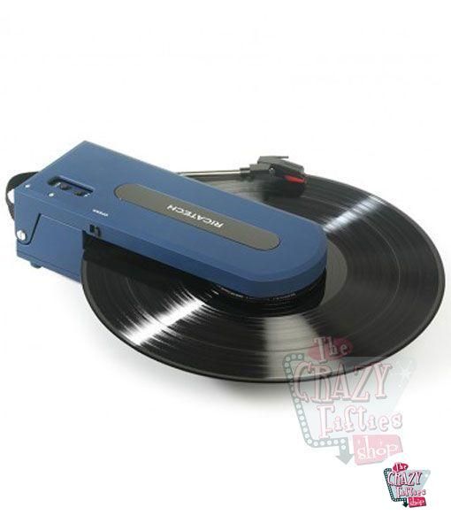 Giradischi portatile Revolution blu »Thecrazyfifties.es