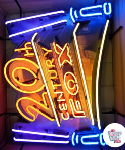 Neon 20th Century Fox omvendt plakat