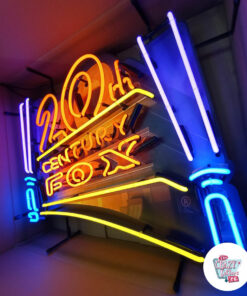 Neon 20th Century Fox Side Sign