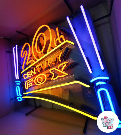 Neon 20th Century Fox Side Sign