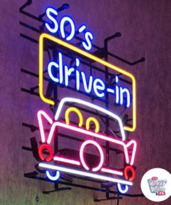 Neon 50s Drive in sul poster