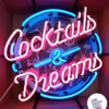 Neon Cocktails and Dreams Poster