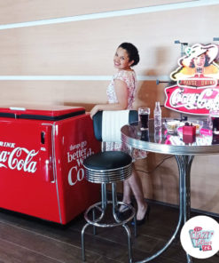 Retro Coca-cola geladeira