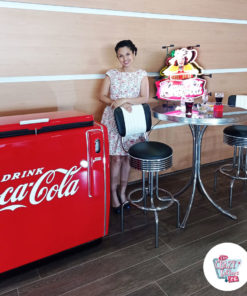 Retro Coca-cola fridge