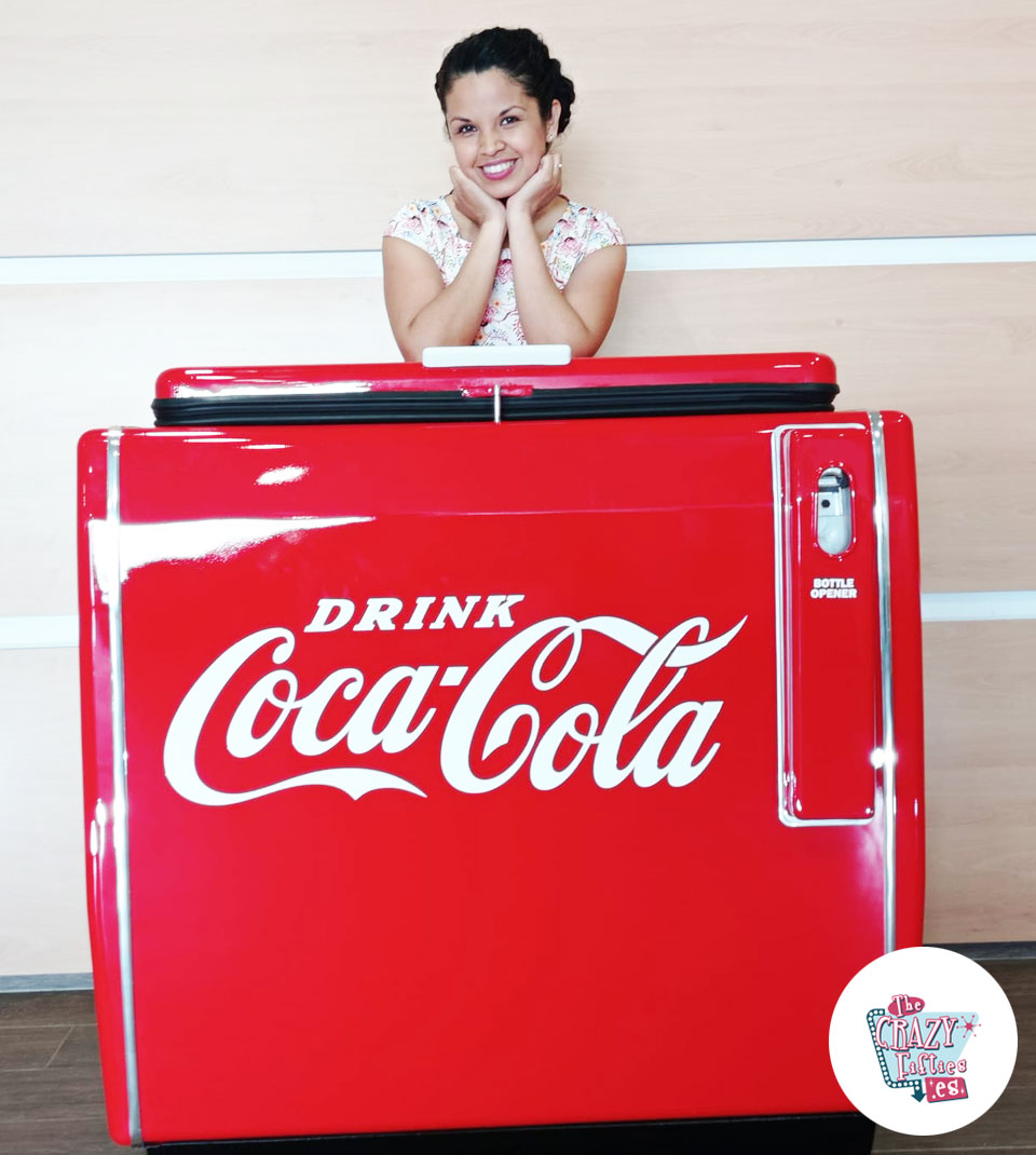 Réfrigérateur Coca-cola rétro. Commandez-le maintenant! »Thecrazyfifties.es