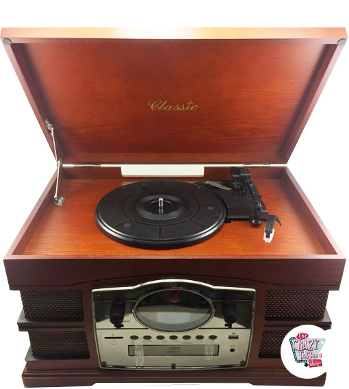 Tocadiscos Retro Madera Sinfonía »