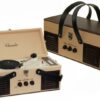 Beige Retro Record Player USB SDCard