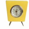 Yellow Retro Crazy Clock