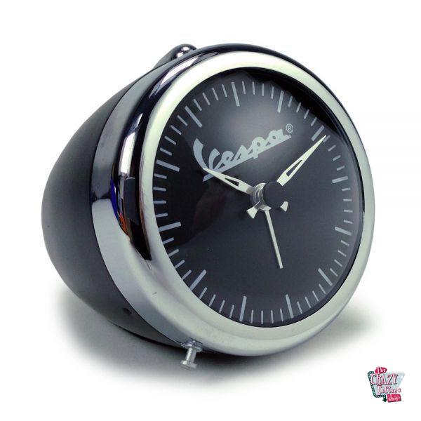 Retro Clock Black Vespa Faro