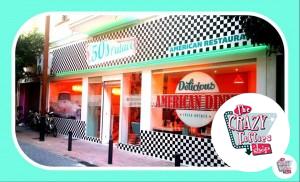 the 50s place retro american diner Spain