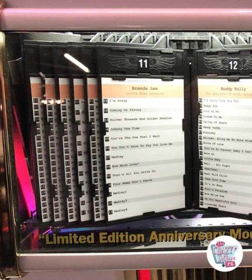 Biblioteca da Jukebox Rock-ola Elvis Limited Edition