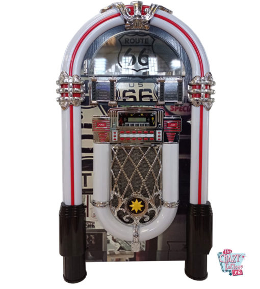 Jukebox vintage al neon Bluetooth Route 66