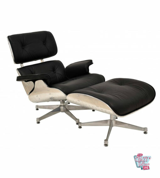 Cadeira Eames e pufe