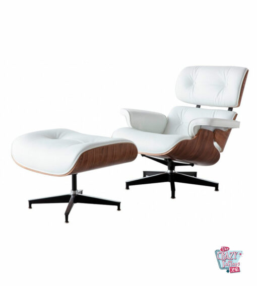 Chaise et pouf Eames