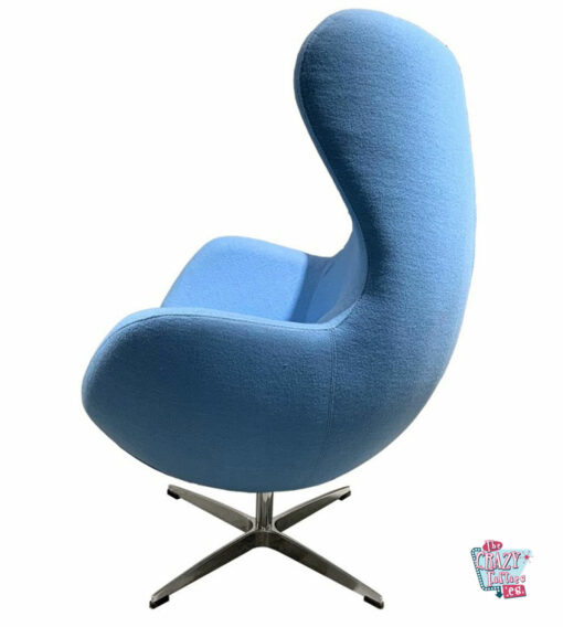 Egg Chair Cashmere Blu,