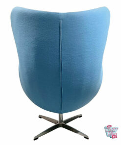 Egg Chair Cachemir Azul, clasico del diseño