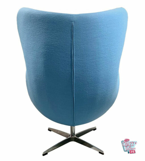 Egg Chair Cashmere Blue, design clássico