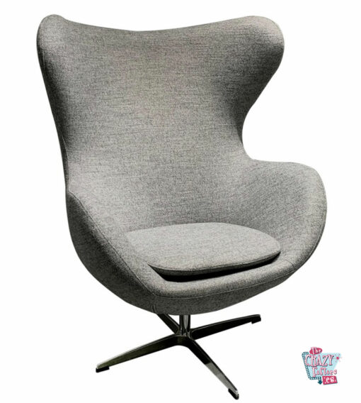 Egg Chair Cachemir Gris, clásicos del diseño.