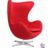 Egg Chair Caxemira Vermelho