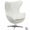 Egg Chair EcoPiel blanca