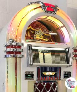 Jukebox Rock-ola CD Bubbler Deluxe White-bibliotek