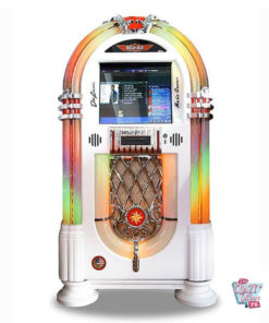 Jukebox Rock-ola Digital Bubbler Deluxe أبيض تجريبي