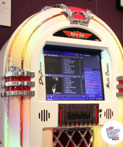 Jukebox Rock-ola Digital Bubbler Deluxe white chrome