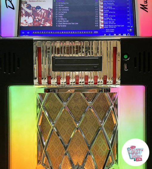 Jukebox Rock-ola Digital Bubbler Deluxe Schwarzes Ladegerät