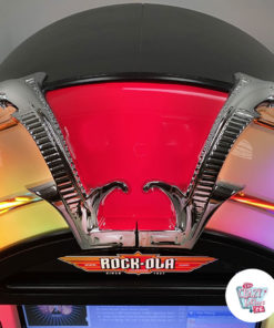 Jukebox Rock-ola Digital Bubbler Deluxe Cromo nero