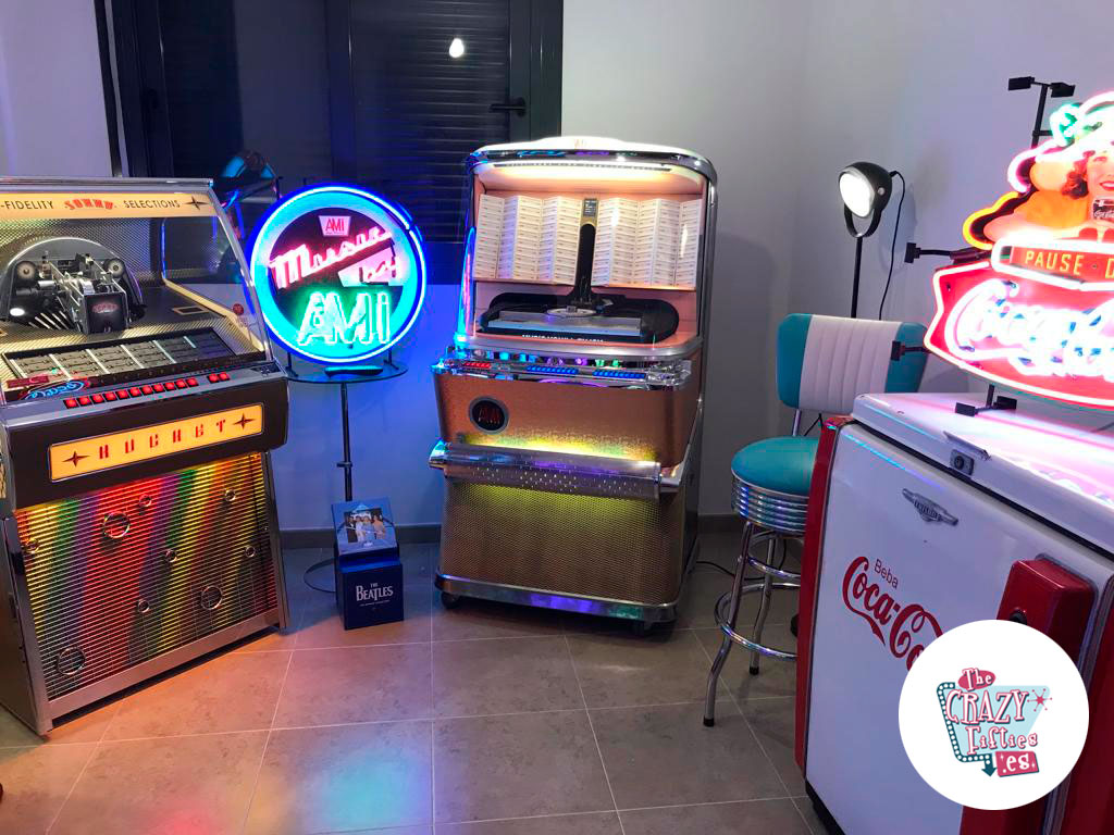 Jukebox Ami H-200 con neon