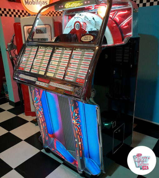 Jukebox Wurlitzer 1800 Preto