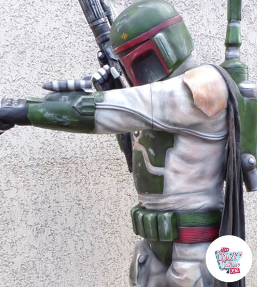 Figura Decorazione Tematica Star Wars Boba Fett dettaglio