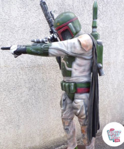 Figure Décoration Thématique Star Wars côté Boba Fett