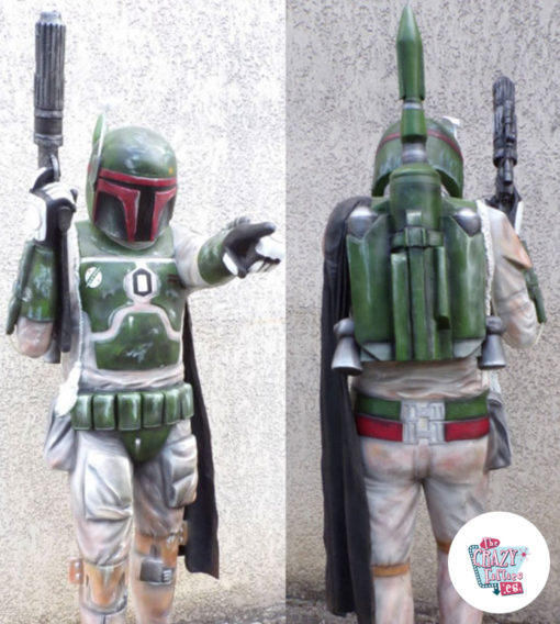 Figura Decoração Temática Star Wars Boba Fett duplo