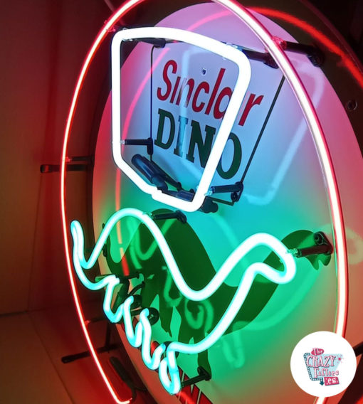 Letreiro Neon Dino Sinclair