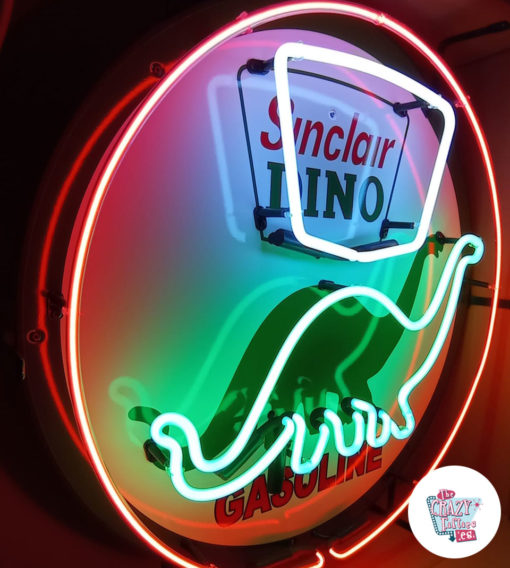 Letreiro Neon Dino Sinclair