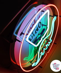 Neon Dino Sinclair-affisch