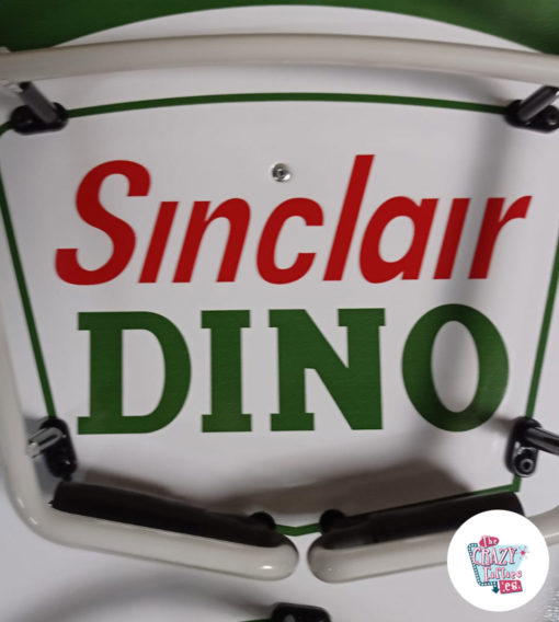 Neon Dino Sinclair Poster