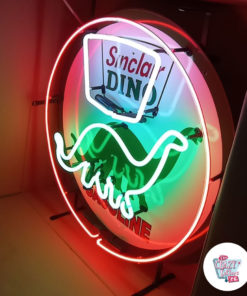 Neon Dino Sinclair-affisch