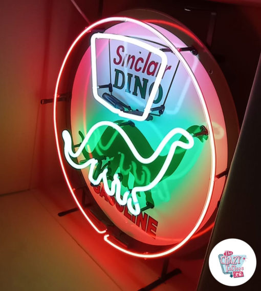 Neon Dino Sinclair-plakat