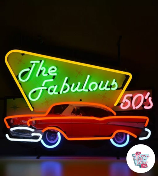 Neon Fabulous Fifties on Poster