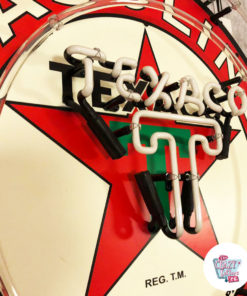 Cartel Neon Texaco detail off