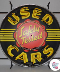 Cartaz de Carros Usados ​​Neon off