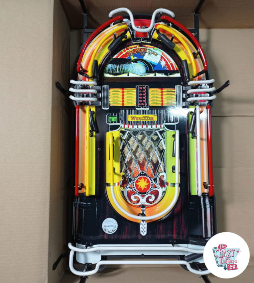 Neon Wurlitzer Jukebox ned fra plakaten