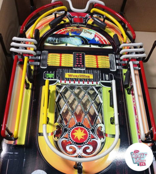 Neon Wurlitzer Jukebox Poster Giù Off