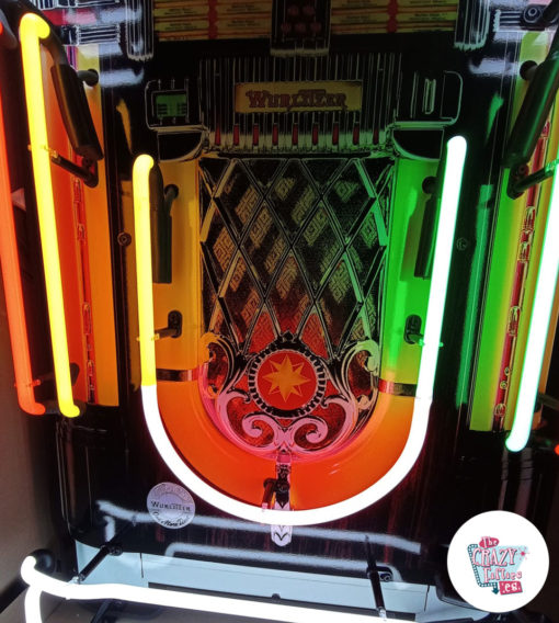 Neon Wurlitzer Jukebox poster detail