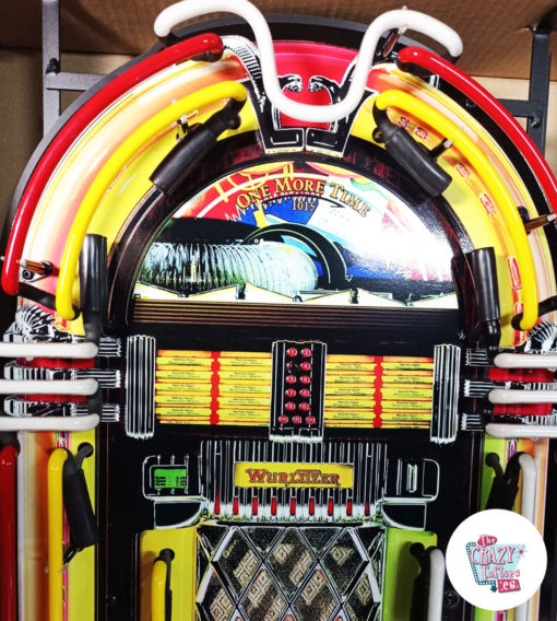 Neon Wurlitzer Jukebox plakatdetalje fra